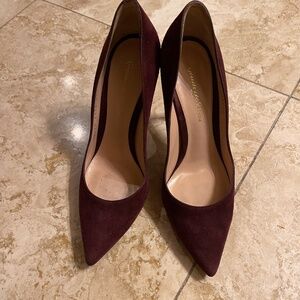 Gianvito Rossi Burgundy Pumps